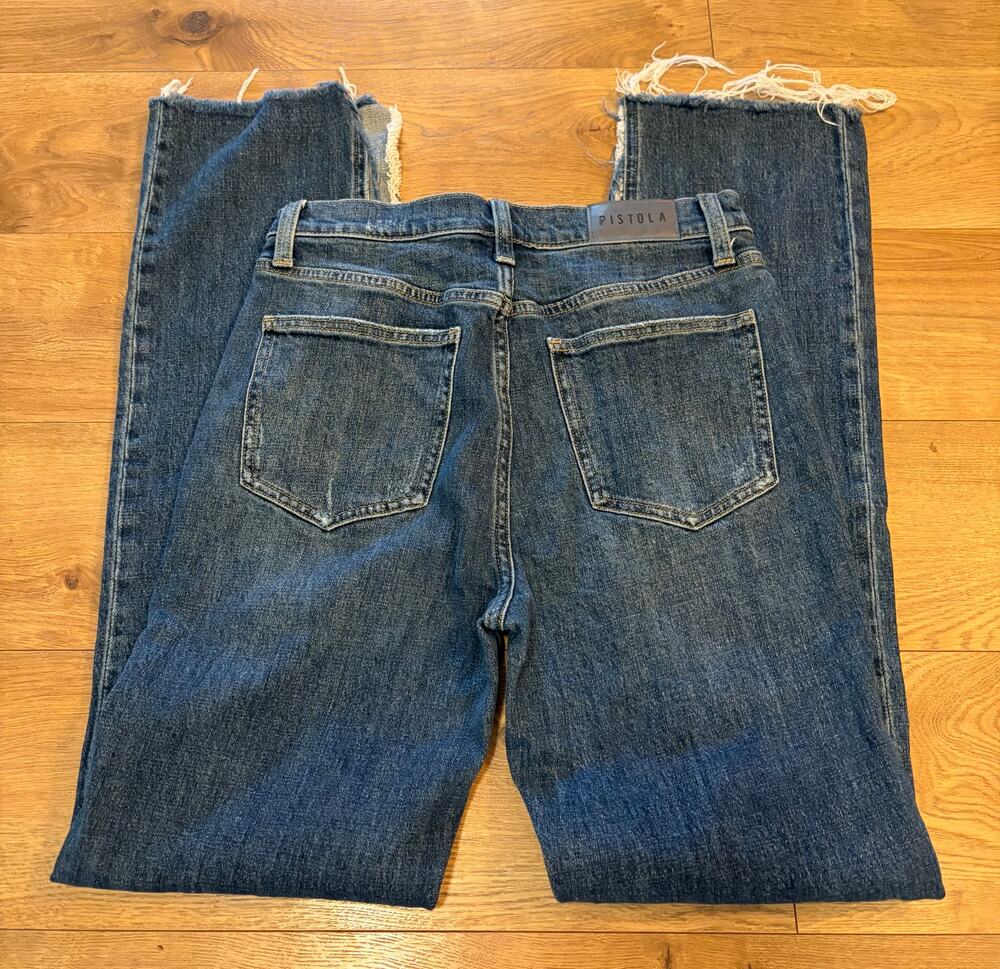 Pistola Colleen High Rise Slim Boot Jeans 27 Lokal Raw Split Hem